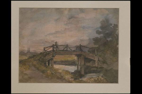 A Bridge over the Stour Painting by John Constable