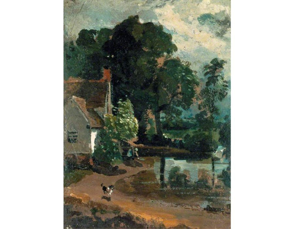 Willy Lott's House, near Flatford Mill, c.1811 Painting by John Constable
