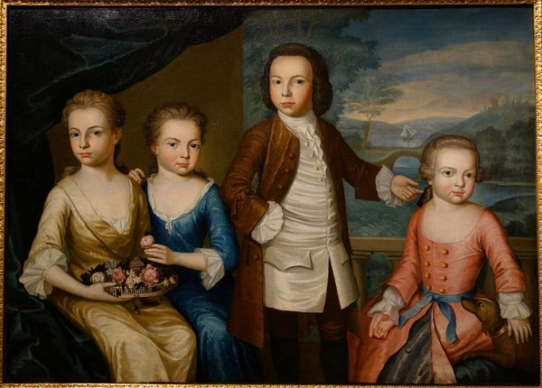 The Gore Children Painting by John Singleton Copley