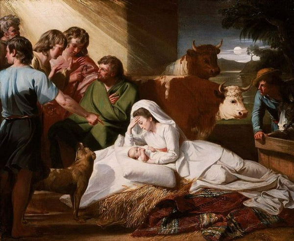 The Nativity Painting by John Singleton Copley
