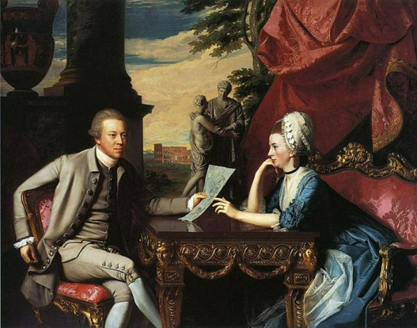 Mr and Mrs Ralph Izard (Alice Delancey) 1775 Painting  by John Singleton Copley
