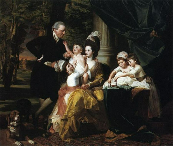 Sir William Pepperrell And Family Painting by John Singleton Copley