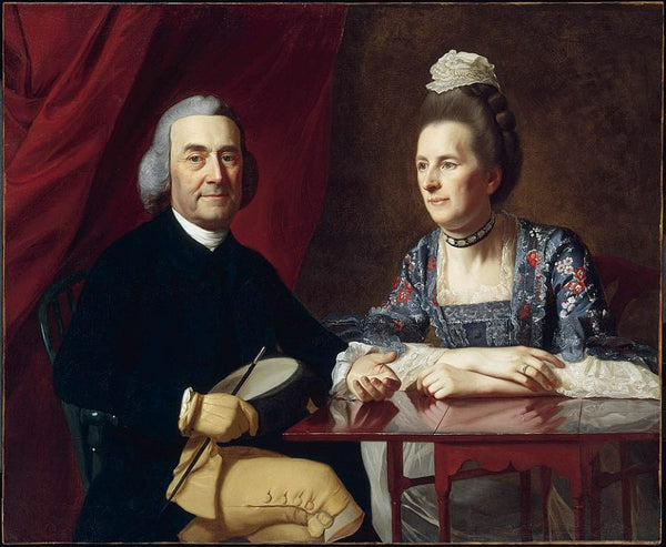 Mr. and Mrs. Isaac Winslow (Jemina Debuke) Painting by John Singleton Copley