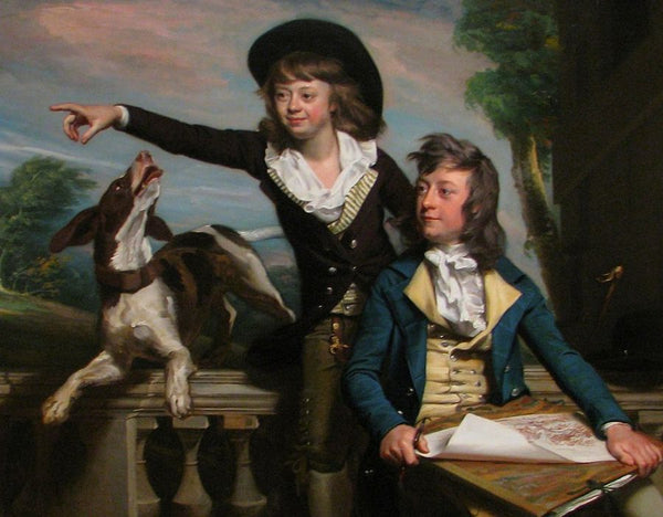 Charles Callis Western And His Brother Shirley Western Painting by John Singleton Copley