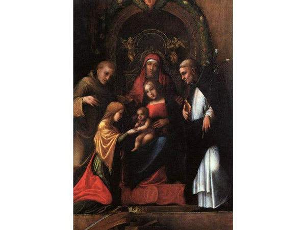 The Mystic Marriage of St. Catherine-2 1510 