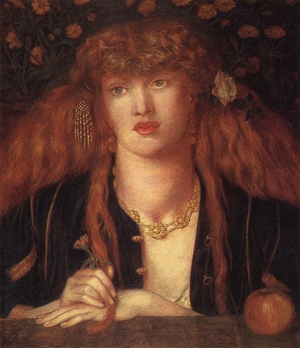 La Bionda Del Balcone Painting by Dante Gabriel Rossetti