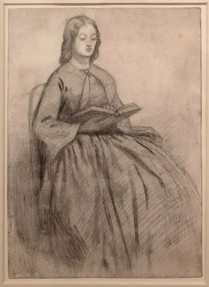 Elizabeth Siddall In A Chair Painting by Dante Gabriel Rossetti