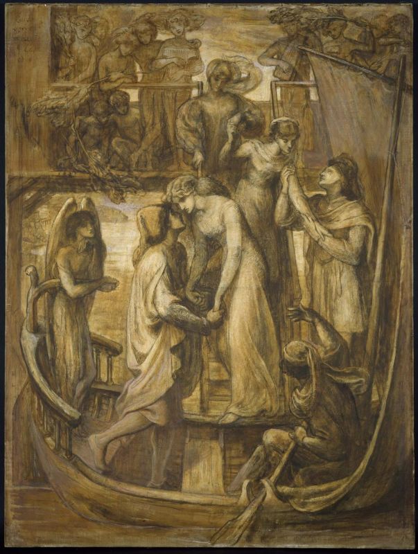 The Boat of Love Painting by Dante Gabriel Rossetti