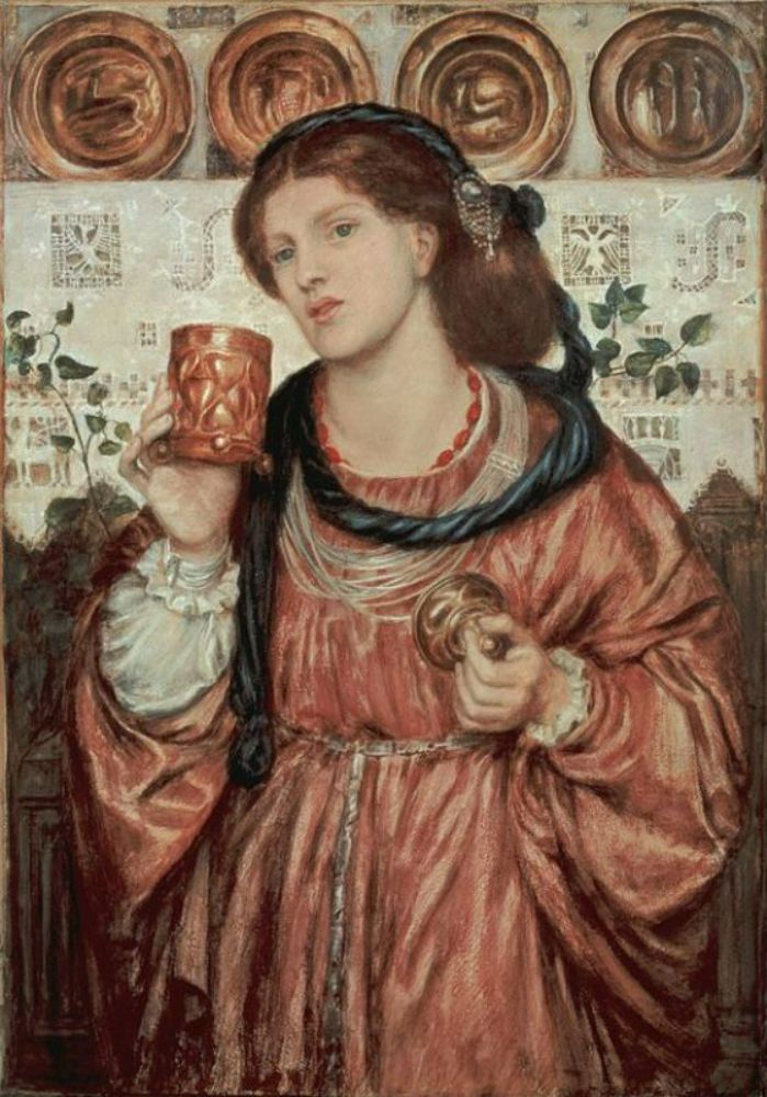 The Loving Cup Painting by Dante Gabriel Rossetti