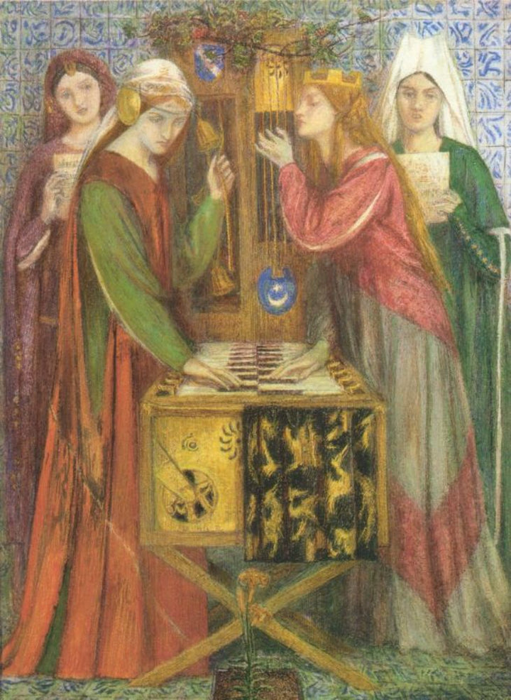 The Blue Closet Painting by Dante Gabriel Rossetti