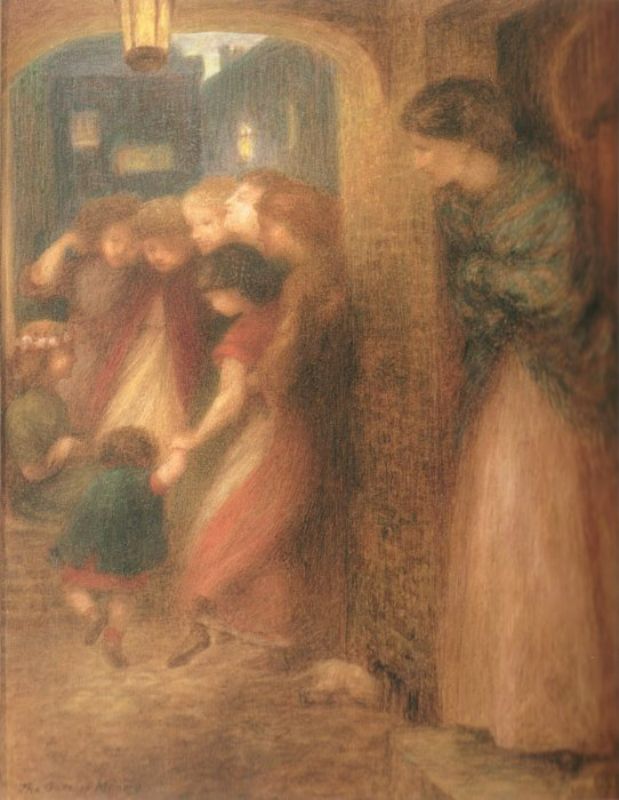 The Gate of Memory Painting by Dante Gabriel Rossetti