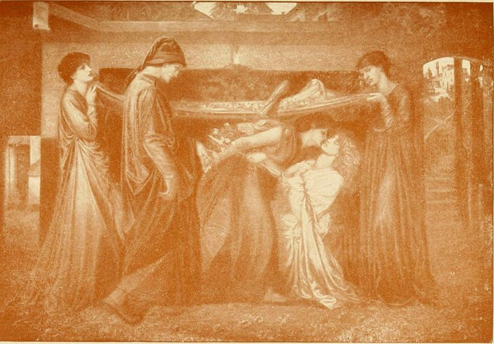 The Merciless Lady Painting by Dante Gabriel Rossetti