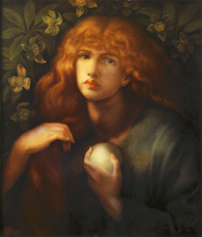Mary Magdalen Painting by Dante Gabriel Rossetti