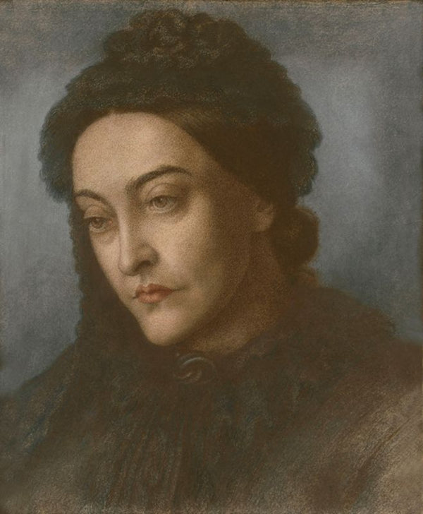 Portrait of Christina Rossetti Painting by Dante Gabriel Rossetti
