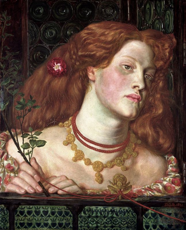 Fair Rosamund Painting by Dante Gabriel Rossetti
