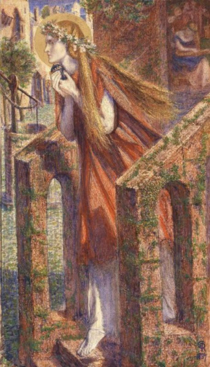 Mary Magdalen2 Painting by Dante Gabriel Rossetti
