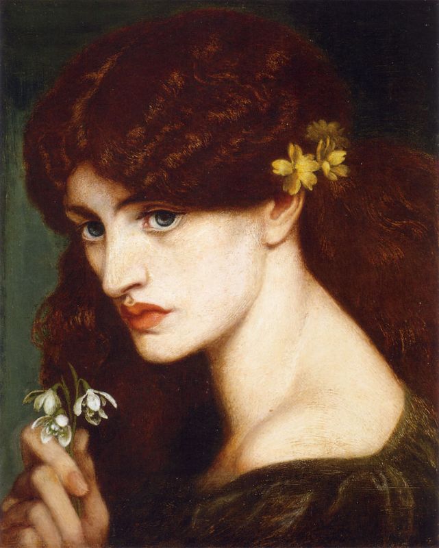 Blanzifiore Painting by Dante Gabriel Rossetti