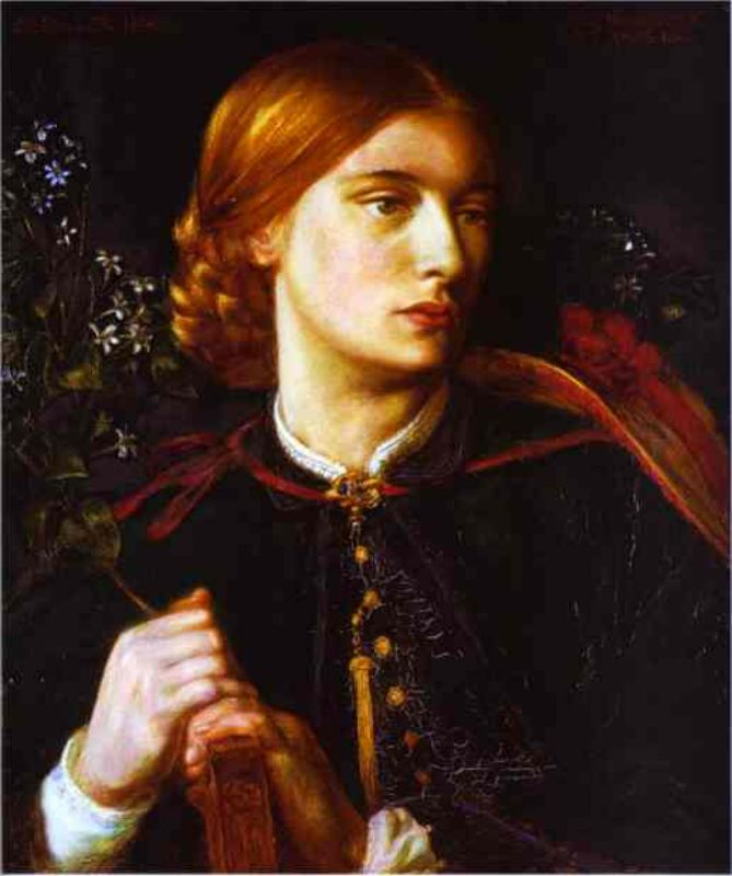 Portrait of Maria Leathart Painting by Dante Gabriel Rossetti