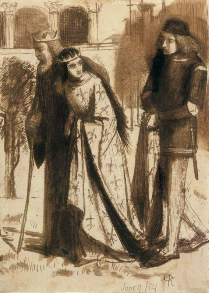 The Queen's Page Painting by Dante Gabriel Rossetti