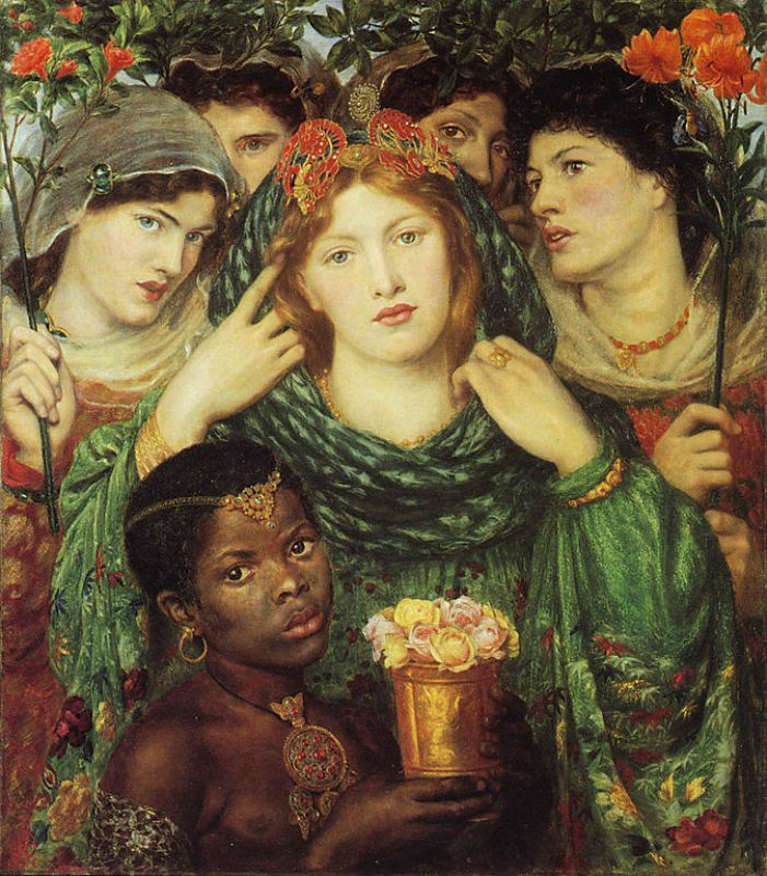 The Bride Painting by Dante Gabriel Rossetti