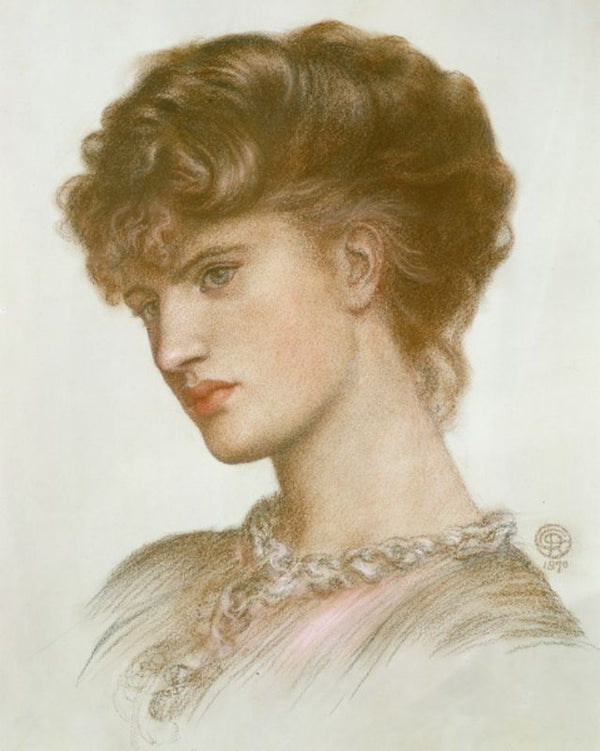 Portrait of Aflaia Coronio (née Ionides) Painting by Dante Gabriel Rossetti