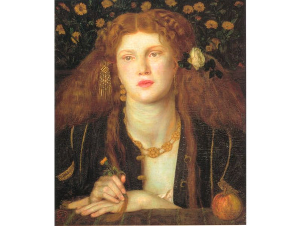 Kissed Mouth Painting by Dante Gabriel Rossetti