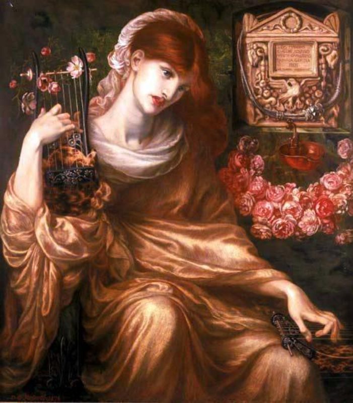 Roman Widow Painting by Dante Gabriel Rossetti