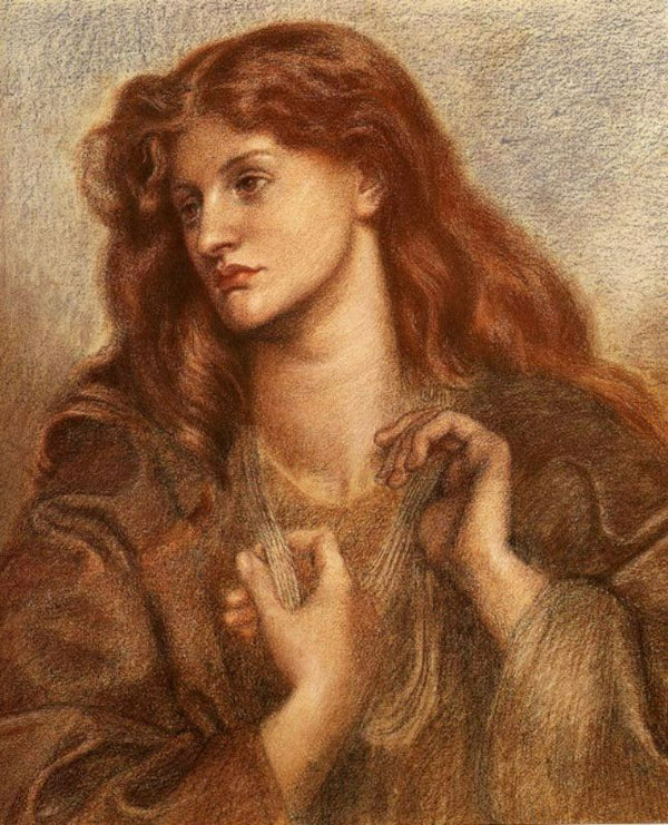Alexa Wilding Painting by Dante Gabriel Rossetti