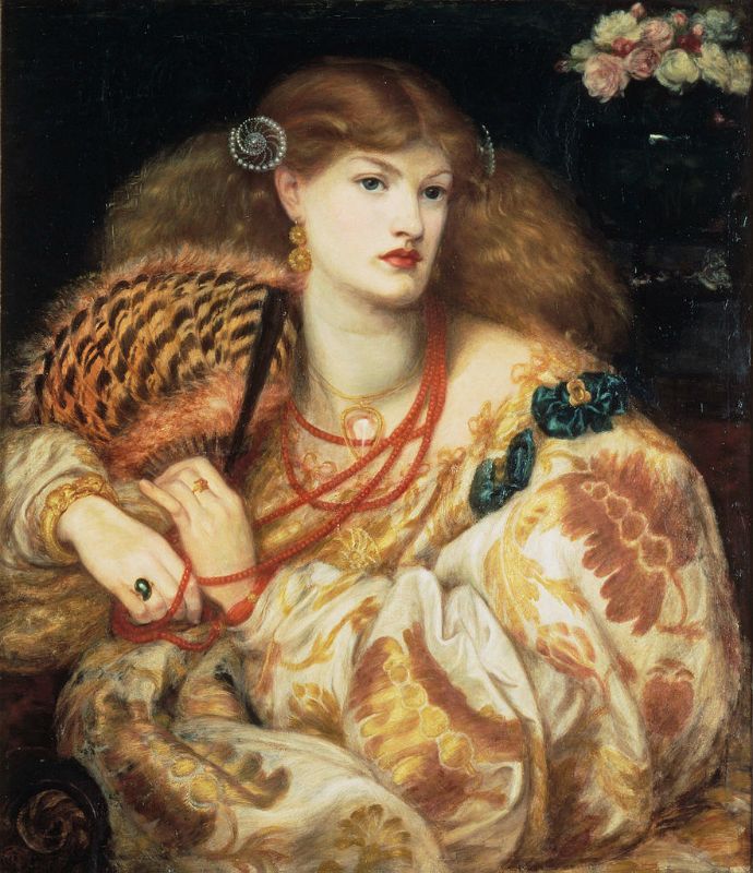 Monna Vanna 1866 Painting by Dante Gabriel Rossetti
