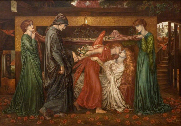 Dante's Dream at the Time of the Death of Beatrice 1871 Painting by Dante Gabriel Rossetti