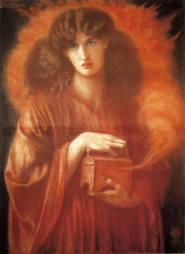 Pandora 1869 Painting by Dante Gabriel Rossetti