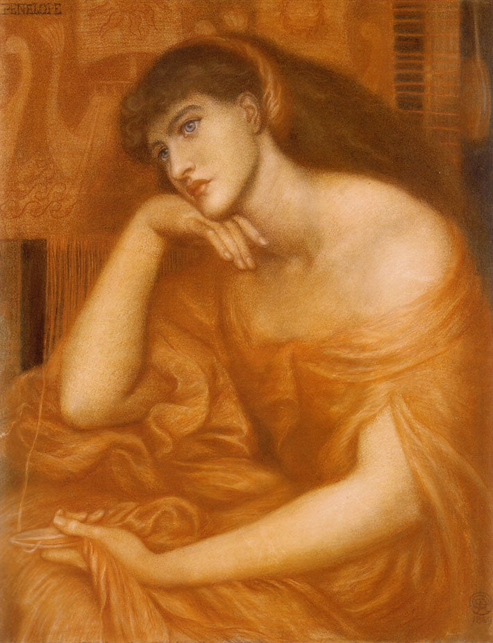 Penelope Painting by Dante Gabriel Rossetti