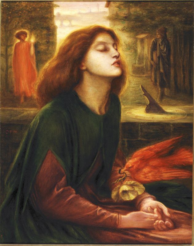 Beata Beatrix Painting by Dante Gabriel Rossetti