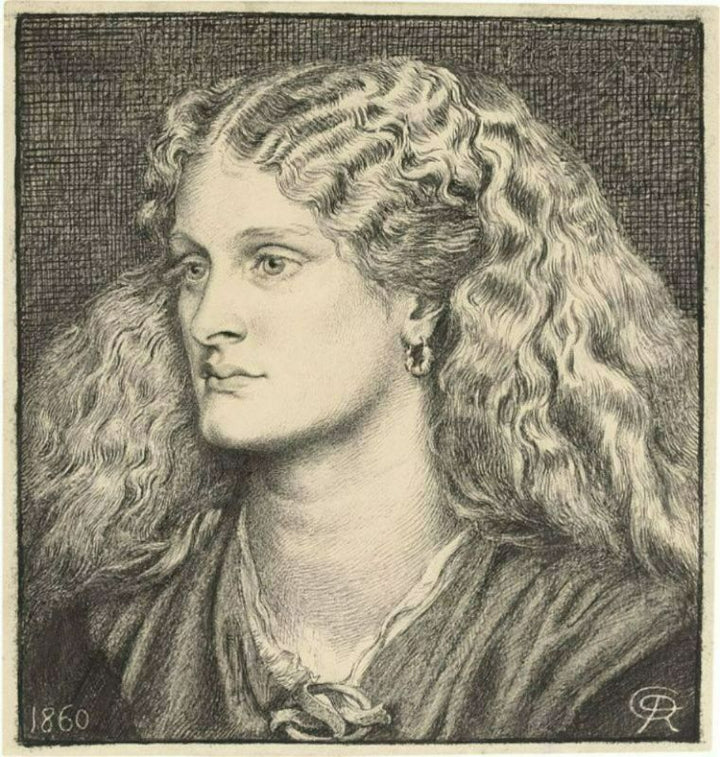 Annie Miller III Painting by Dante Gabriel Rossetti