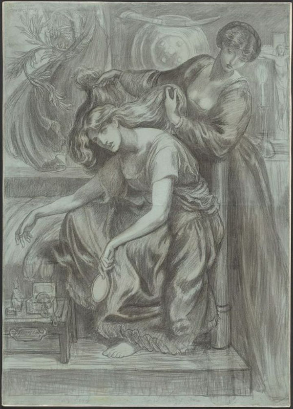 Desdemona's Death Song Painting by Dante Gabriel Rossetti