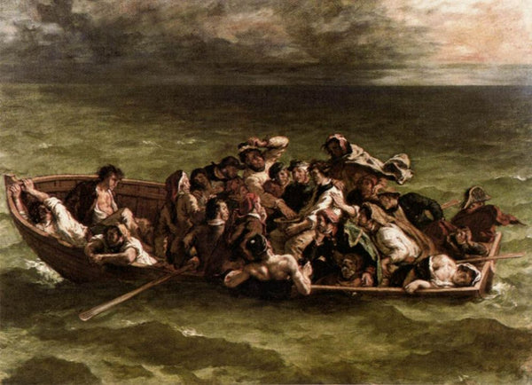 Shipwreck of Don Juan 1840 Painting by Eugene Delacroix