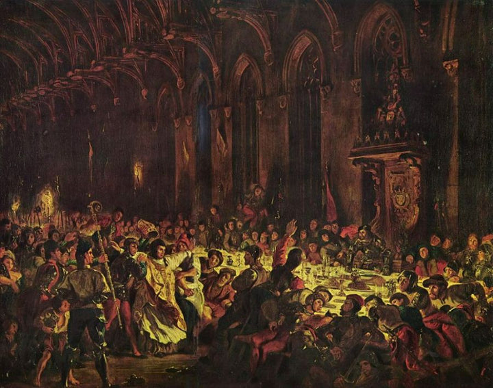 Murder of the bishop von Luettich Painting 