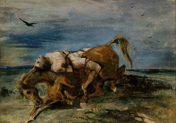 Mazeppa Painting by Eugene Delacroix