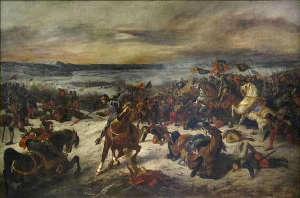 The Death of Charles the Bold Painting by Eugene Delacroix