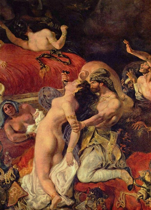 Death of the Sardanapal (detail)