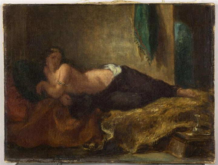 Odalisque1 Painting by Eugene Delacroix