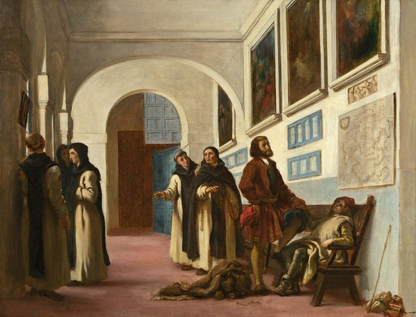 Columbus and His Son at La Rábida