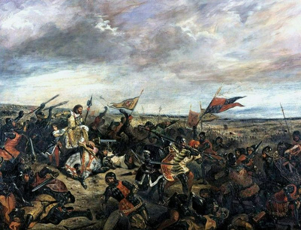 Battle of Poitiers Painting by Eugene Delacroix
