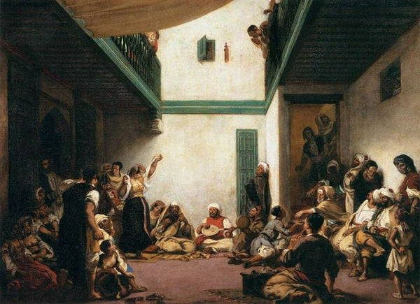 Jewish Wedding in Morocco 2 Painting by Eugene Delacroix