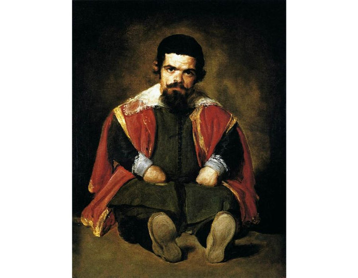Portrait of a seated jester (Sebastian de Morra) 