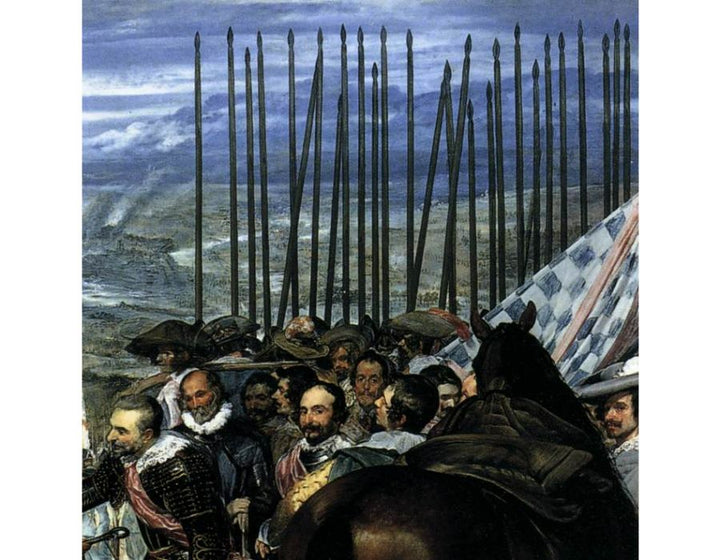 The Surrender of Breda (detail-4) 1634-35 