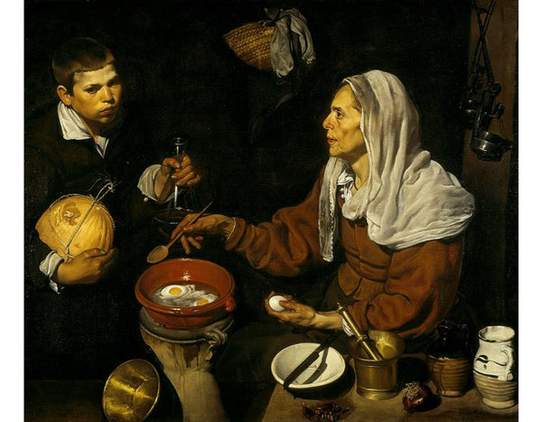 Old Woman Frying Eggs 1618 
