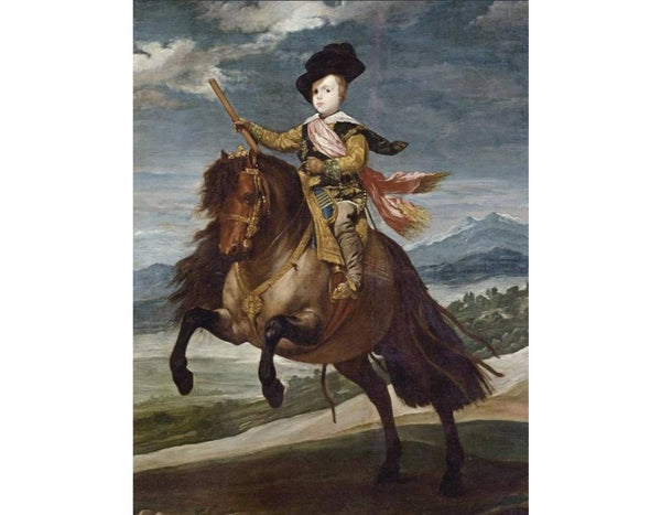 Equestrian Portrait Of Balthasar Carlos 
