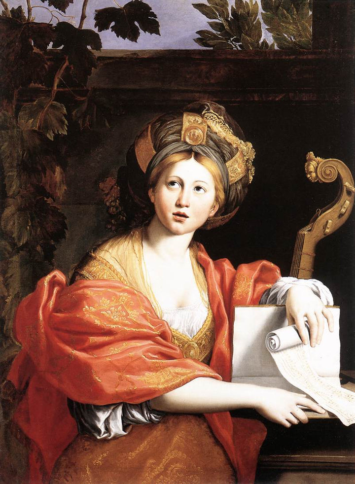 A Sibyl 1616-17 Painting by Domenico Zampieri