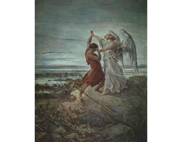 Jacob Wrestling with the Angel 1855 